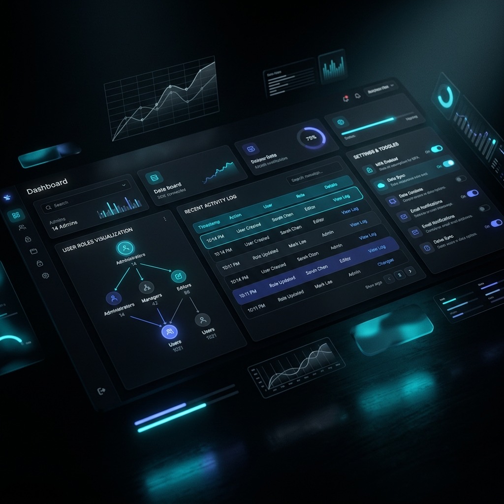 Admin panel development for business